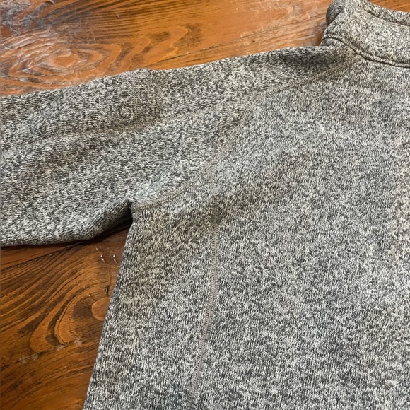 Patagonia Women's Better Sweater Stonewash Gray L 1/4 Zip Pullover Branded - Picture 9 of 14